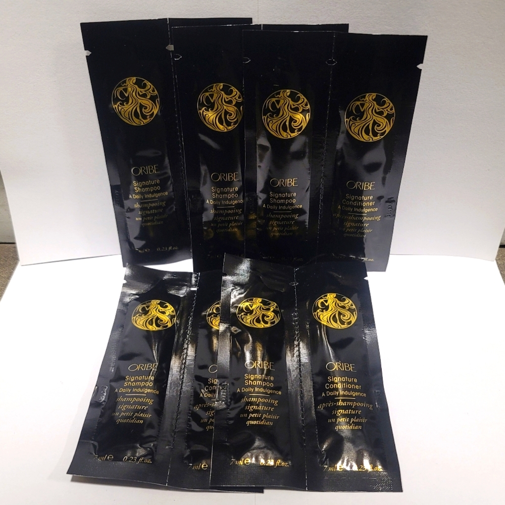 ORIBE SIGNATURE SHAMPOO & CONDITIONER TRAVEL PACKET 5 pc lot